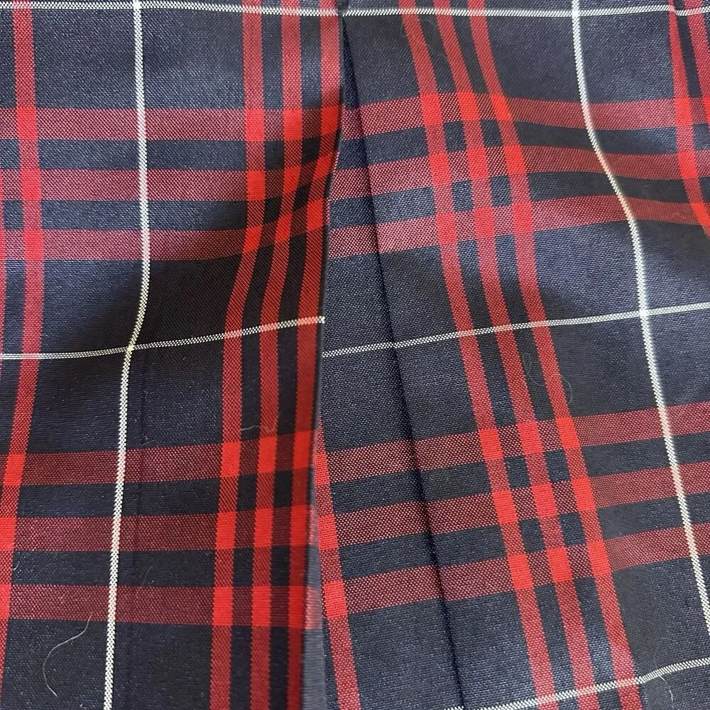 Dennis Uniform Girls Ward Plaid Stitched Down Kick Pleat School Skirt Junior 15